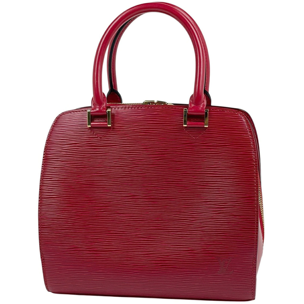 Louis Vuitton Pont Neuf handbag Epi leather Castilian Red
